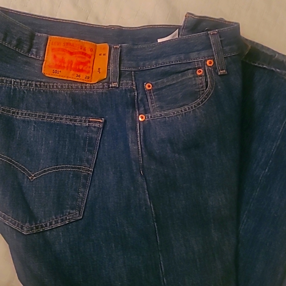 Levi Strauss 501 button fly jeans